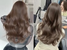 スラッシュアイボリー 姫路駅西店(SLASHivory)の雰囲気（巻き髪でも艶々になるスラッシュオリジナルの髪質改善♪［姫路］）