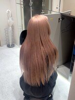 モルフ 名取美田園店(Morph)&nbsp;ミルクティーベージュ ケアブリーチ シャンパンベージュ髪質改善