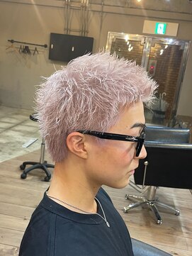 ミオ ラルテ(Mio'' Rarte) ホワイトピンクスパイキーショート