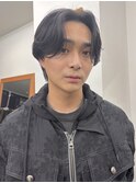 大人ナチュラルセンターパート