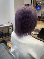 ウィーブス セタガヤ(weaves -SETAGAYA-)&nbsp;ディープラベンダー×切りっぱなしボブ