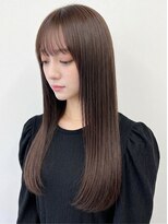 イロ バイ マグ(IRO by Mag) 大人かわいいブリーチなし透明感ブラウン◎美髪ロング