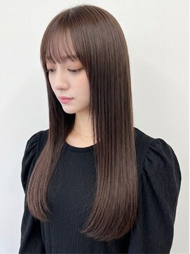 イロ バイ マグ(IRO by Mag) 大人かわいいブリーチなし透明感ブラウン◎美髪ロング