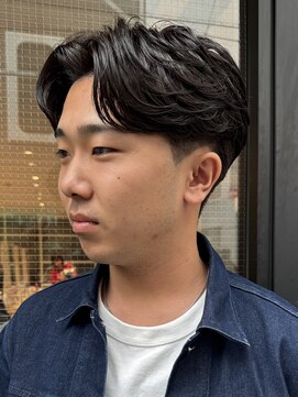 ハイプ メン 藤沢(HYPE MAN) フェザーパーマニュアンスパーマ毛流れパーマメンズパーマ