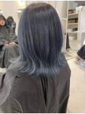 大分ミディアムロング顔周りレイヤーカット髪質改善カラー