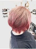 エンドカラーピンクショート
