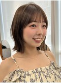 【切りっぱなしボブ】結婚式後にばっさりイメチェン◎
