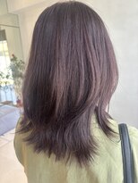 ムーク 海老名(MUUK) 【西辻美菜子】カシスモーブ/ミディアムレイヤー