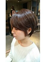 ヘアー グランジ プラス(hair Glunge Plus) おとなかわいい耳掛けショートボブ