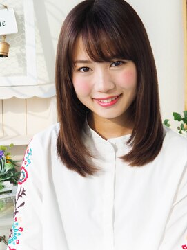 ヘア ジュレ ドゥ(hair jurer deux) 【ヘアジュレドゥ 古居 】 美清楚で自然なストレートミディ★