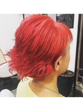 ヘアーデザイン ピニック(hair design P2C) ビビットカラー