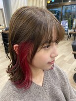 ベルコ(belco.nico)&nbsp;ワンポイントでおしゃれに！インナーカラー