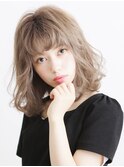 前下がりボブ×ショートバング［亀戸］