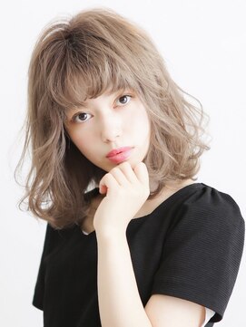 ヘアリゾート エーアイ 亀戸店(hair resort Ai) 前下がりボブ×ショートバング［亀戸］