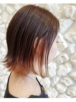 モアナ バイ ヘッドライト 沖縄豊見城店(Moana by HEADLIGHT)&nbsp;Moana豊見城#インナーカラー#オレンジ