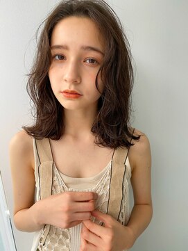 エディット トウキョウ(e.dit tokyo) 【MILK/MURIEL macoto】小顔愛されセンターパートロブ