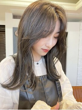 ノラキチジョウジ(NORA KICHIJOJI) #インナーハイライト#レイヤーカット#韓国ヘア#くびれヘア