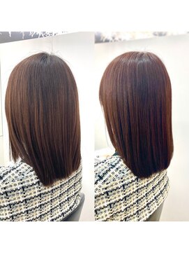 イレス 札幌駅前(IRESU) ミディアムストレート×こっくりバイオレット