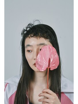 フェンヘアーアイス 中目黒(Fen.hair ici) 前髪パーマ ロングヘア 黒髪パーマ