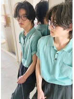 グロウミドル(GROW middle) 大人カジュアルなセンターパートのニュアンスパーマ　野村恵子