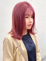 マジコ 下北沢本店(Magico)&nbsp;ダブルカラーミルクティーピンクベージュカラーケアブリーチ韓国