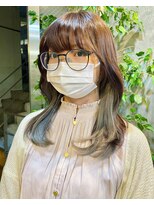 カリーナコークス 原宿 渋谷(Carina COKETH)&nbsp;グレージュ/インナーカラー/イヤリングカラー/ダブルカラー