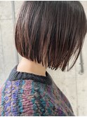 前下がりボブ切りっぱなしボブ束間 岐阜