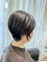 ツムグ 代官山店(TUMUGU) 地毛風カラー白髪ぼかしハンサムショートグレイヘア30代40代50代