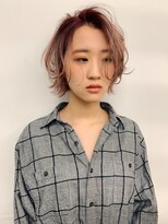 ノク 渋谷(nok)&nbsp;ボブレイヤー×ピンクベージュ