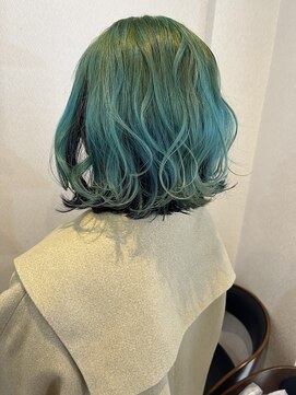 美容室 ルアル 市原市八幡宿店(Luar) green×black