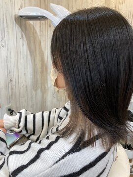 ササボー(sasaboo) sasabooのインナーカラー★グレージュ