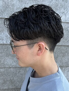 ニアウ 伊勢崎連取店(Niau) メンズマッシュパーマツイストスパイラルパーマ波巻きパーマ