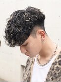 スペインカールスパイラルパーマ刈り上げフェード19時以降渋谷