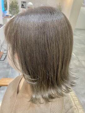 シードバイシャムロック(SEED by Shamrock) ブリーチなしダブルカラー　オリーブグレージュ