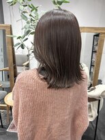 アルコイリスバイドールヘアー(ARCOIRIS by Dollhair) アッシュベージュ透明感まろやかカラーぷつっとミディアム都島