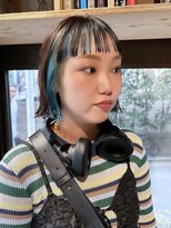 ザレミー(THE REMMY)&nbsp;インナーカラー/オーシャンブルー/マリンブルー/デザインカラー