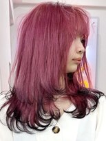 ウィコ 新宿(WICO)&nbsp;ピンクレッド[新宿駅/デザインカラー/レイヤーカット]