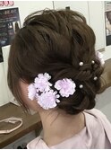 浴衣ヘアセット