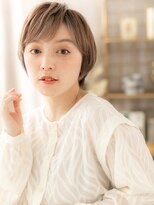 カバーヘア イヴ 戸頭店(COVER HAIR EVE)&nbsp;ハイライトカラーオン眉小顔こなれショートa戸頭20代30代40代