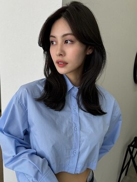 ソヨン 仙台落合店(SOYON) フェイスバング×ランダム巻きウェーブ