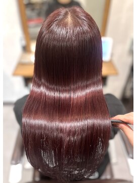 コルク(colku) 髪質改善カラーエステ / チェリーレッド / 8トーン / 髪質改善