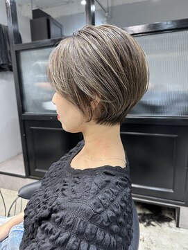 エトラ 渋谷店(etora) コントラストショート ハイライト ショートボブ