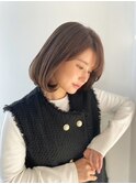 切りっぱなしボブ
