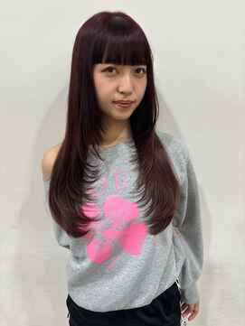 ゼスト ジグ(ZEST ZIGU) レイヤーカット　ボルドーカラー　吉祥寺　AN