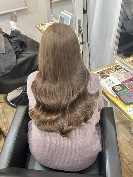 イオエ(ioe) 似合わせカット/メルティカラー/ウェーブミディアム/着物