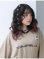 タイドヘア 茨木店(TIDE HAIR)&nbsp;ピンクグラデーションカラー