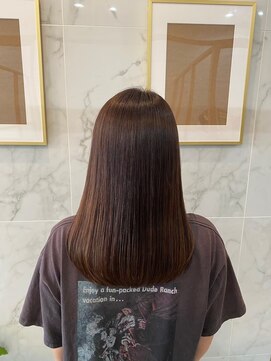 ジーナ 船橋(Zina) 髪質改善＊ロングレイヤーグレーベージュ＊美髪【Zina船橋】