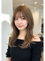 グルグル 下総中山店(GULGUL)&nbsp;ロング/顔周り/レイヤーカット/ハイライト/下総中山