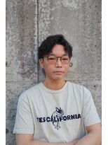 ハニー(HONEY)&nbsp;縦落ちツイスパ/ツイストスパイラルパーマ/岡崎メンズパーマ