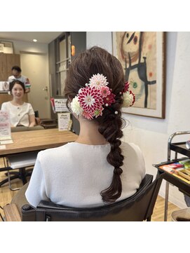 アルマヘアー(Alma hair by murasaki) ◎お呼ばれ♪編みおろしヘア◎